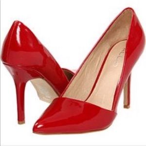 Aldo Stiletto Red Patent Leather Heels Size 37.5